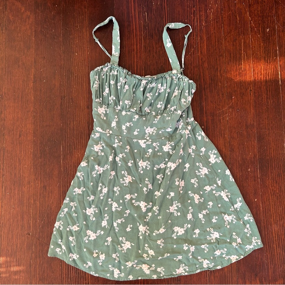 Altar’d State / Mint Green Floral Cami Mini Dress size Small